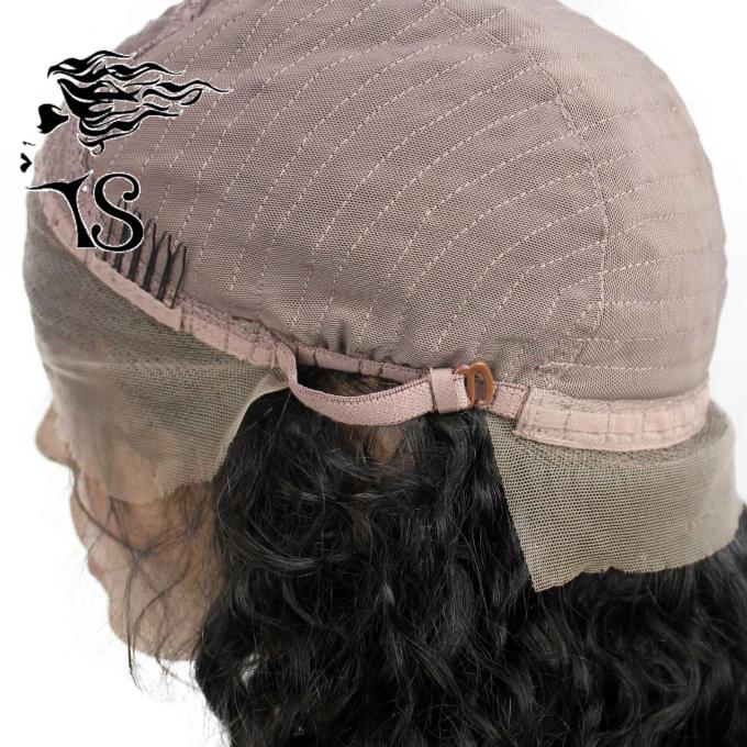 Естественные смотря черные Кинкы парики фронта шнурка вьющиеся волосы 1Б для женщин американца Афро