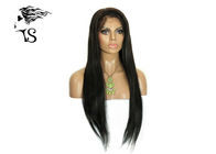 Soft Brazilian Human Hair Lace Front Wigs With Silky Straight Natural Color Looking